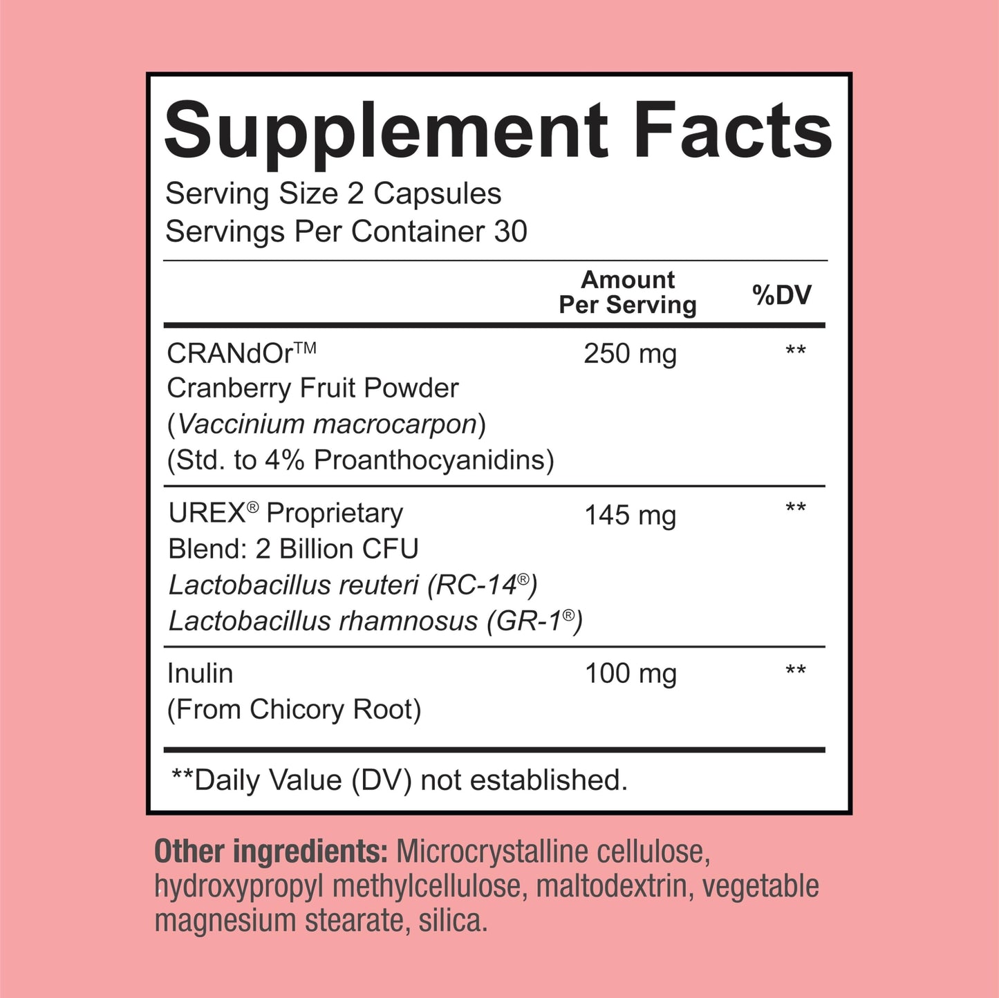 Vaginal Probiotics for Women – Clinically Studied Lactobacillus + Cranberry