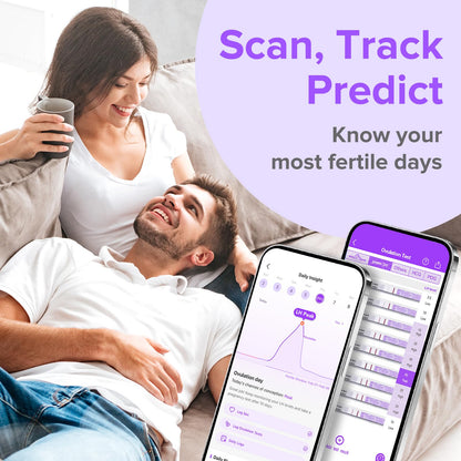 Premom Quantitative Ovulation Test Strips – Smart OPK with App, 20 LH Tests