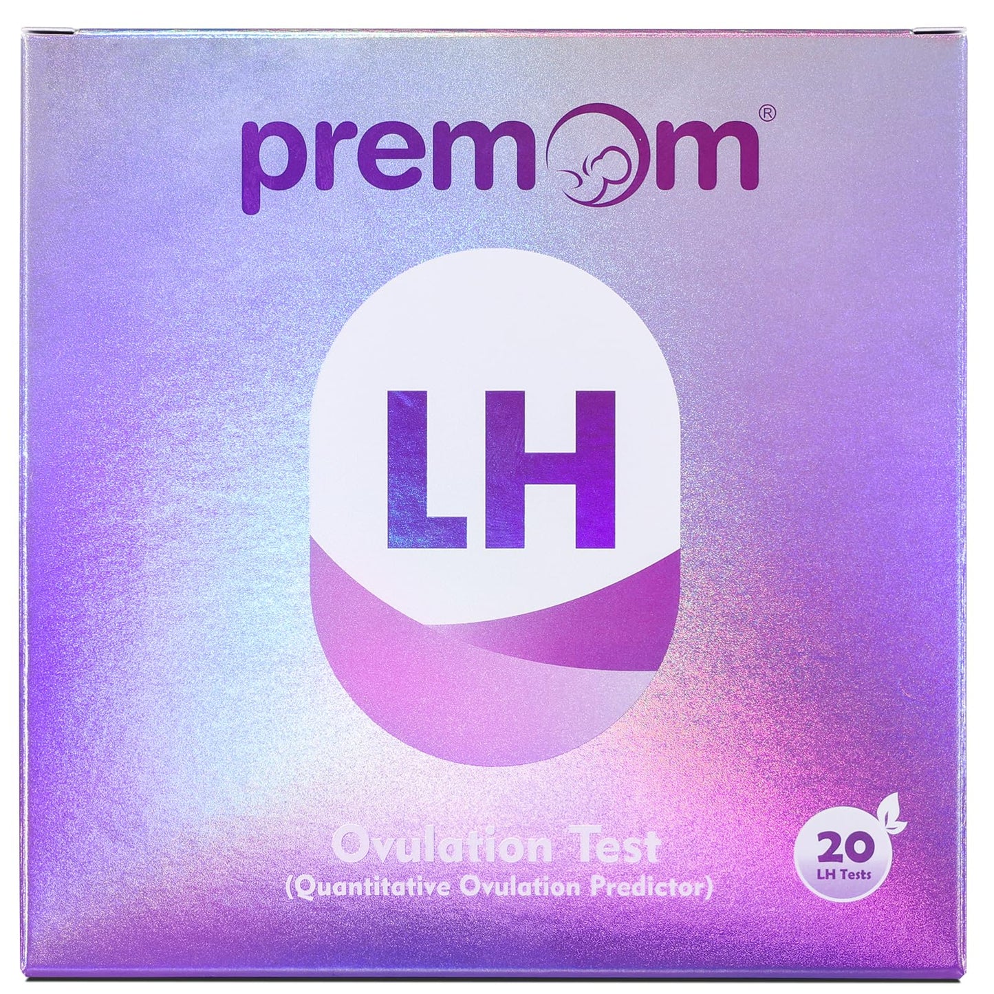 Premom Quantitative Ovulation Test Strips – Smart OPK with App, 20 LH Tests