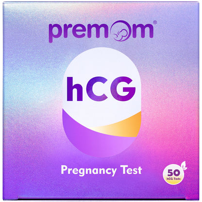Premom Pregnancy Test Strips – 50 Count Kit with Premom Ovulation Predictor App