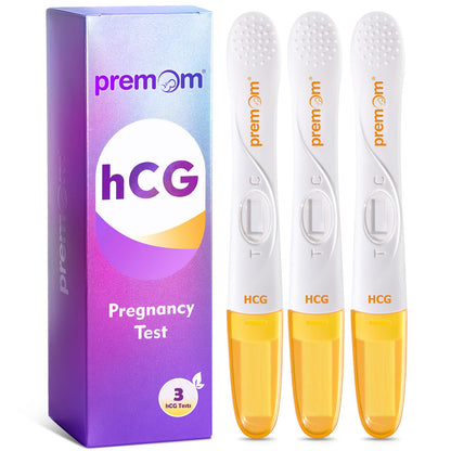 Premom Pregnancy Test Midstream: Early HCG Detection Sticks - 3 Pack Pregnant Test Kit