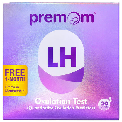 Premom Quantitative Ovulation Test Strips – Smart OPK with App, 20 LH Tests