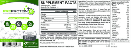 PreProtein® Unflavored Hydrolyzed Collagen Tablets – Sugar-Free, 90 Tablets