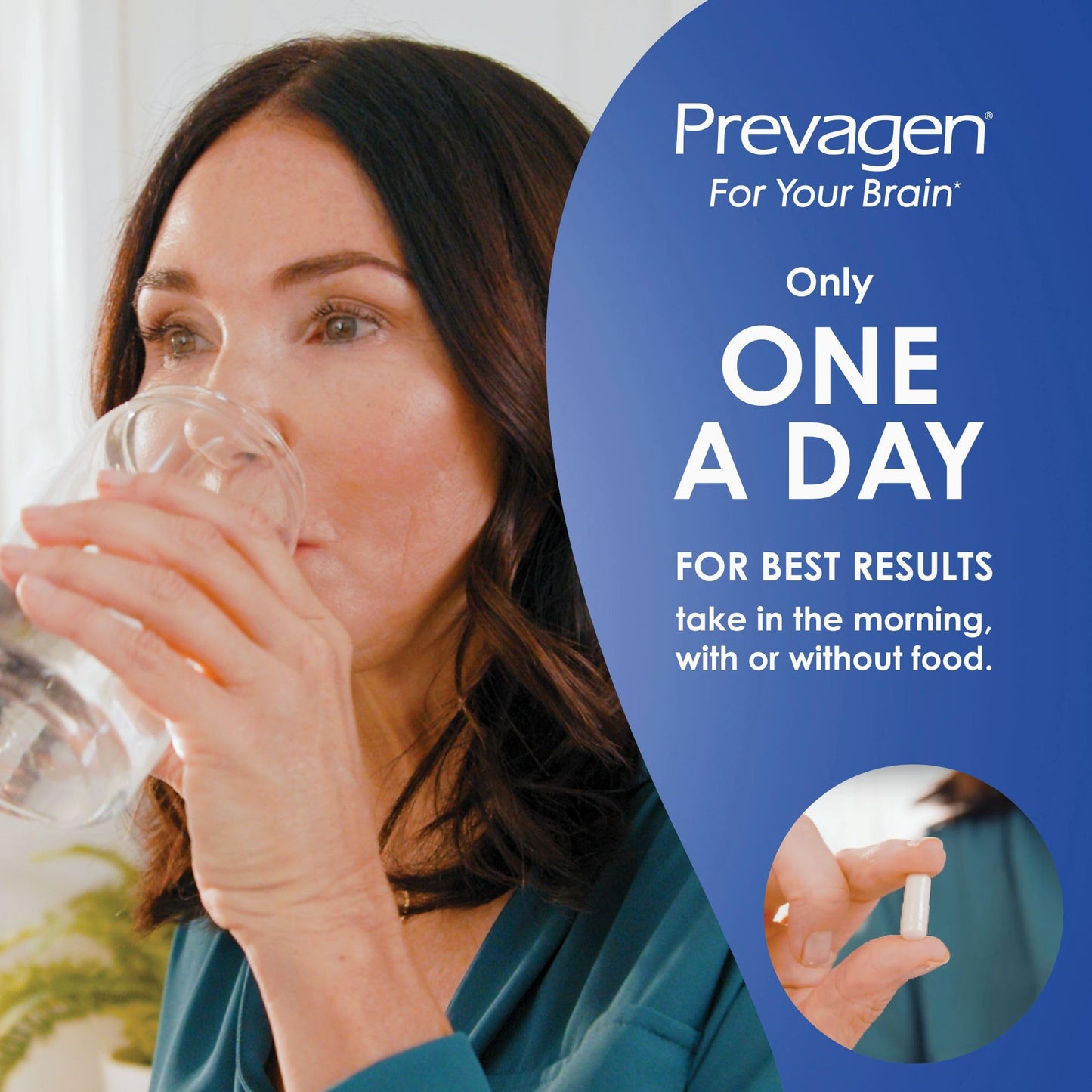 Prevagen Regular Strength - 120 Capsules | Apoaequorin + Vitamin D3 | 7-Day Pill Minder
