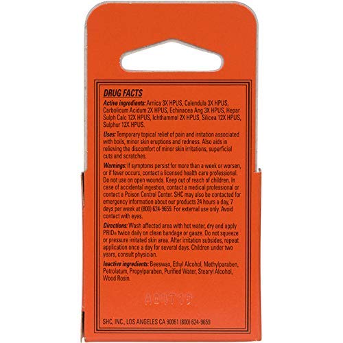 Smile's Prid Homeopathic Drawing Salve 18 g – Pack of 2 (4 Units Total)