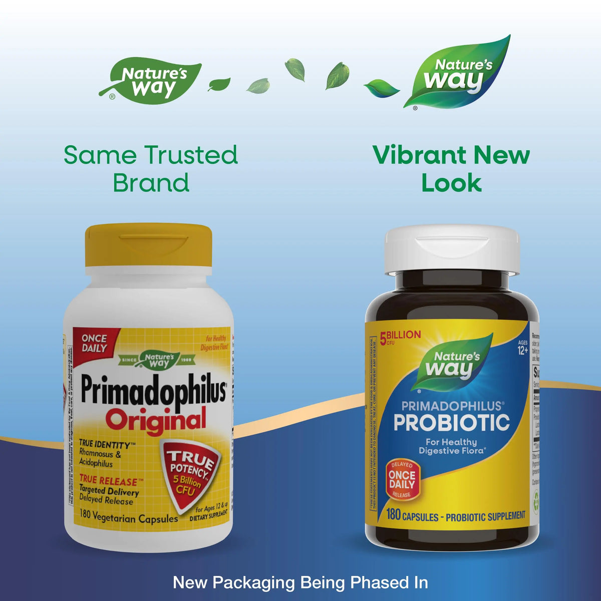 Nature's Way Primadophilus Original 5 Billion CFU | 180 Capsules (2 Pack) BritishVita | Premium UK Vitamins & Wellness Supplements
