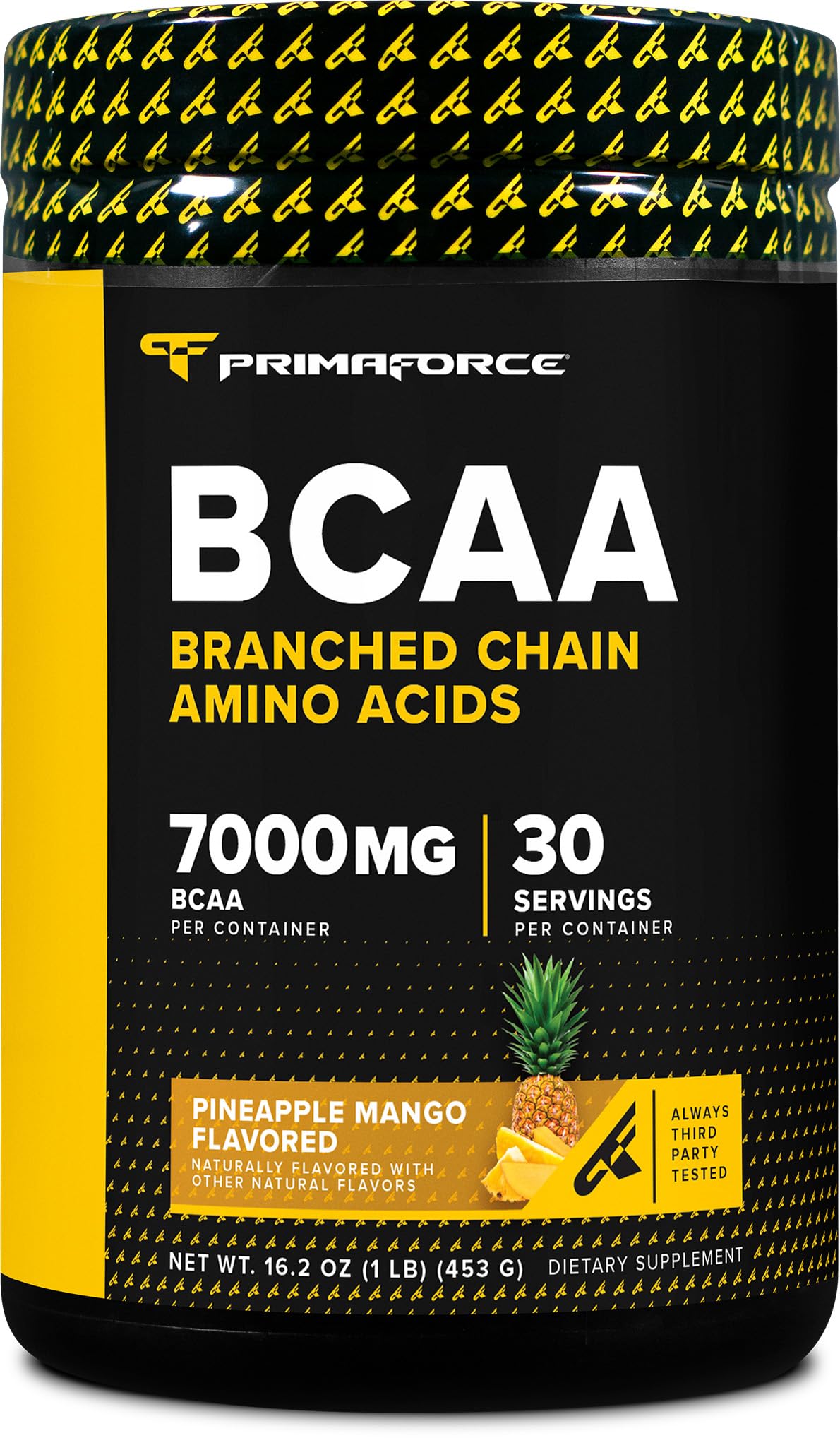 Primaforce Pineapple Mango BCAA Powder – 7000MG, 2:1:1, 30 Servings