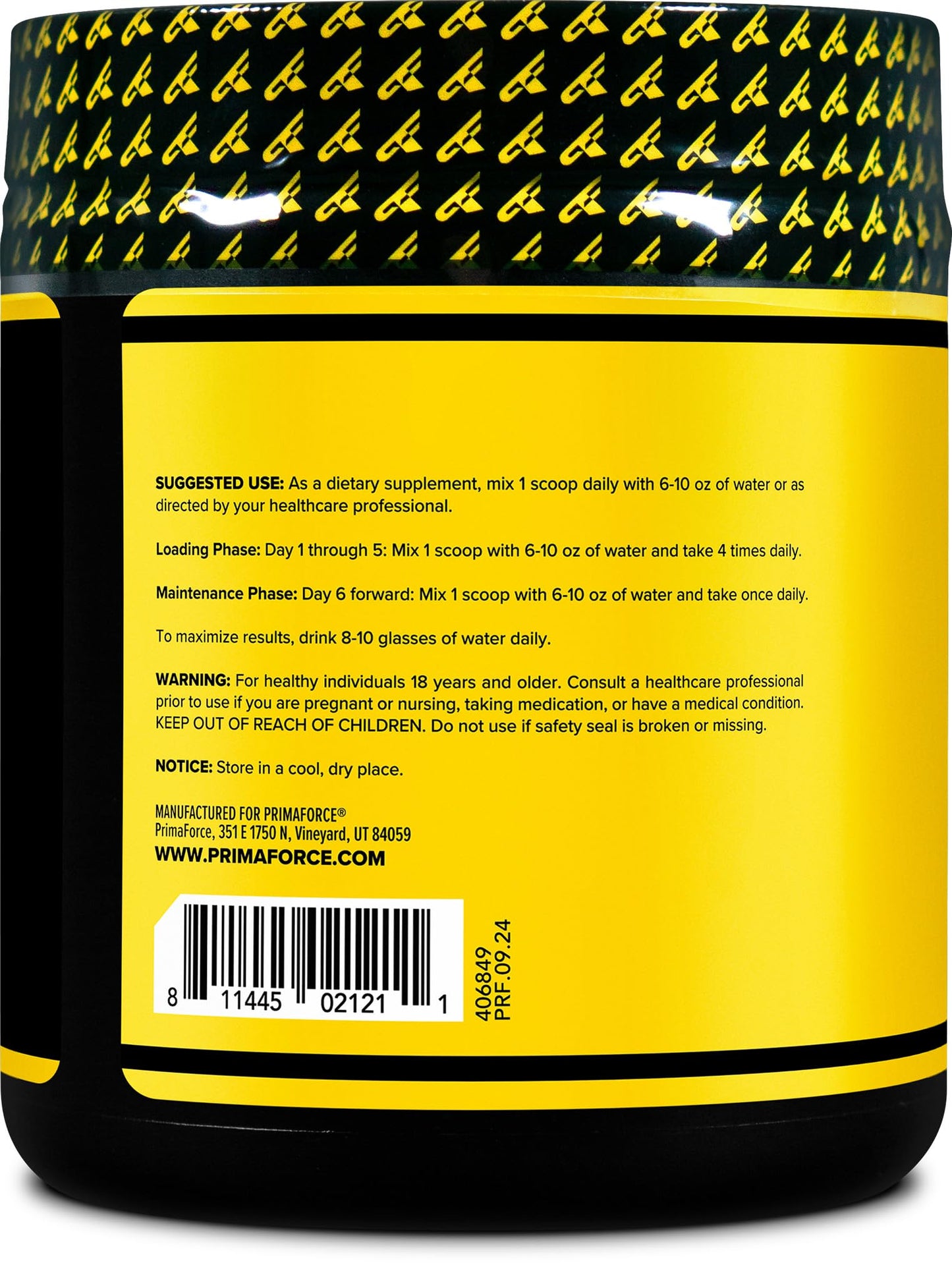 Primaforce Creatine Monohydrate Powder 300 Grams - Micronized, Gluten Free, Non-GMO