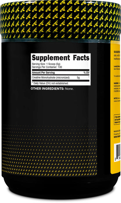 Primaforce Micronized Creatine Monohydrate Powder 500 g (1.1 lb)