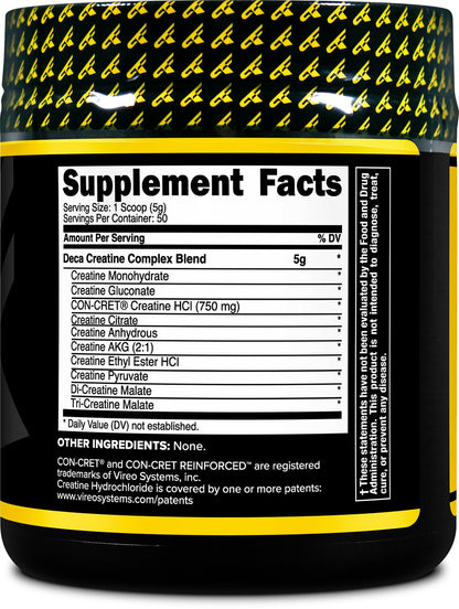 Primaforce Creatine-X 250 Grams - High-Performance 10 Creatine Complex - Unflavored