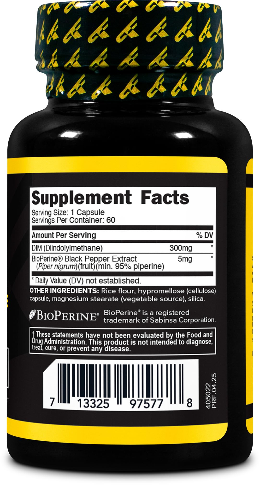 Primaforce DIM Supplement (Diindolylmethane) 300mg – 60 Capsules