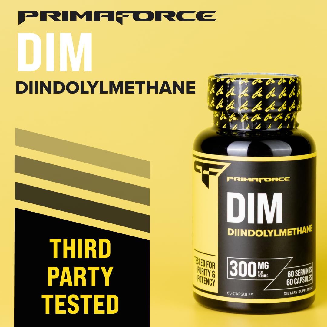 Primaforce DIM Supplement (Diindolylmethane) 300mg – 60 Capsules