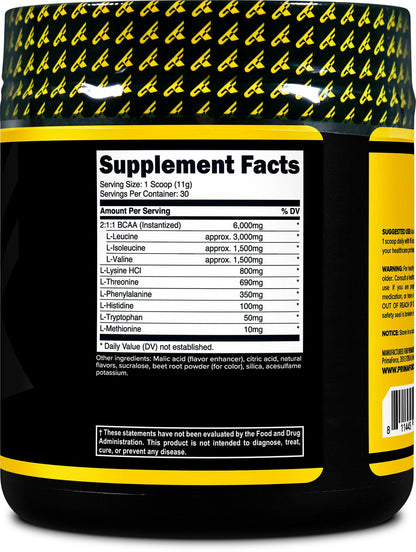 PrimaForce EAA Powder (30 Servings) - Fruit Punch Flavor | Essential Amino Acids for Workout & Recovery