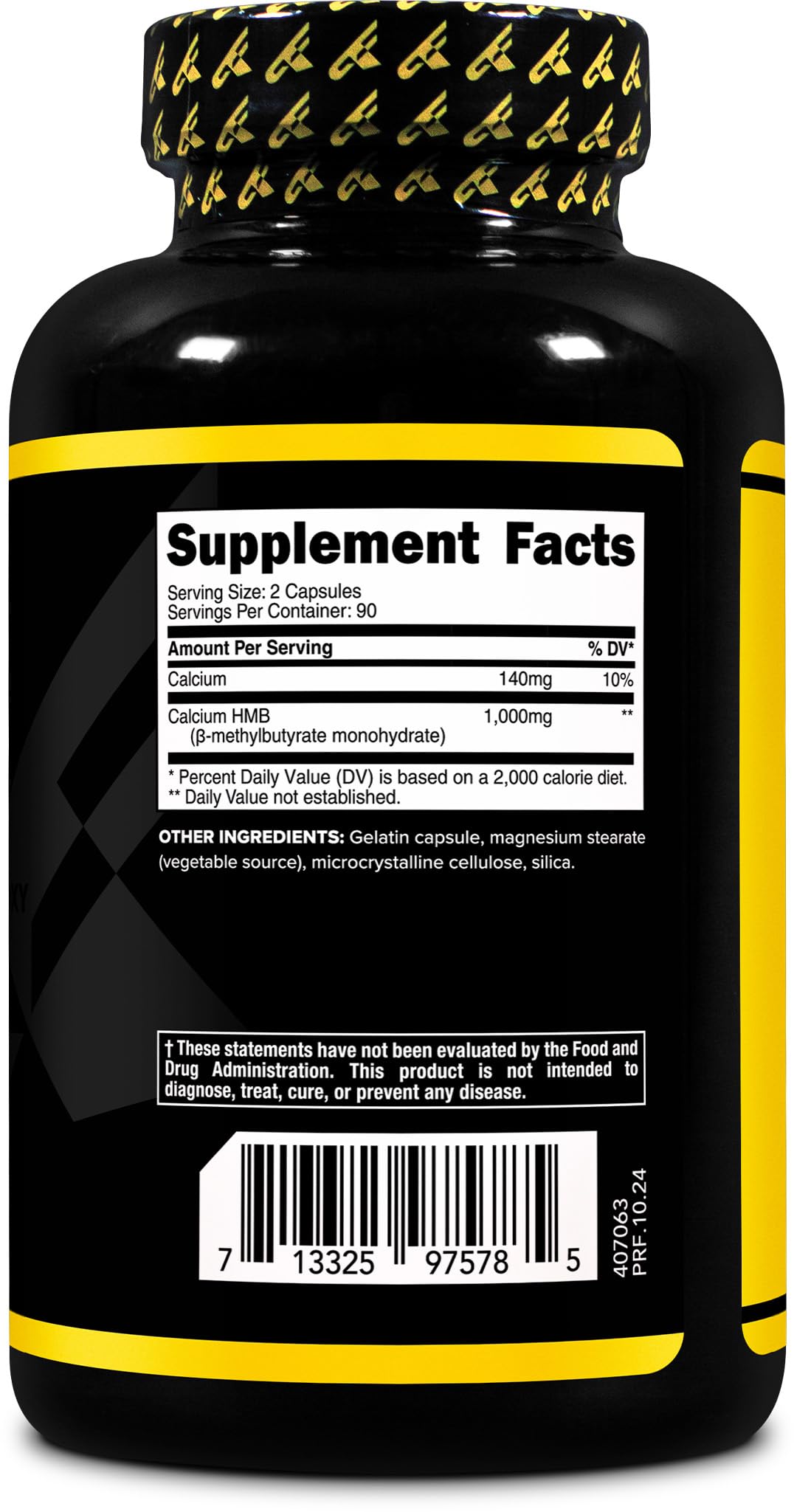 Primaforce HMB 1000mg – 180 Capsules | Gluten Free & Non-GMO