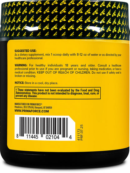 Primaforce HMB Supplement Powder 200g - Unflavored, Pure Calcium Beta-Hydroxy Beta-Methylbutrate