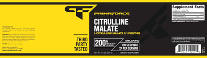 PrimaForce L-Citrulline Malate Powder – Unflavored, 200g | Pre-Workout