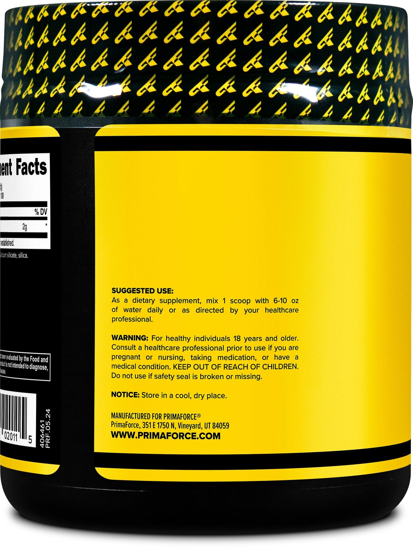 PrimaForce L-Citrulline Malate Powder – Unflavored, 200g | Pre-Workout