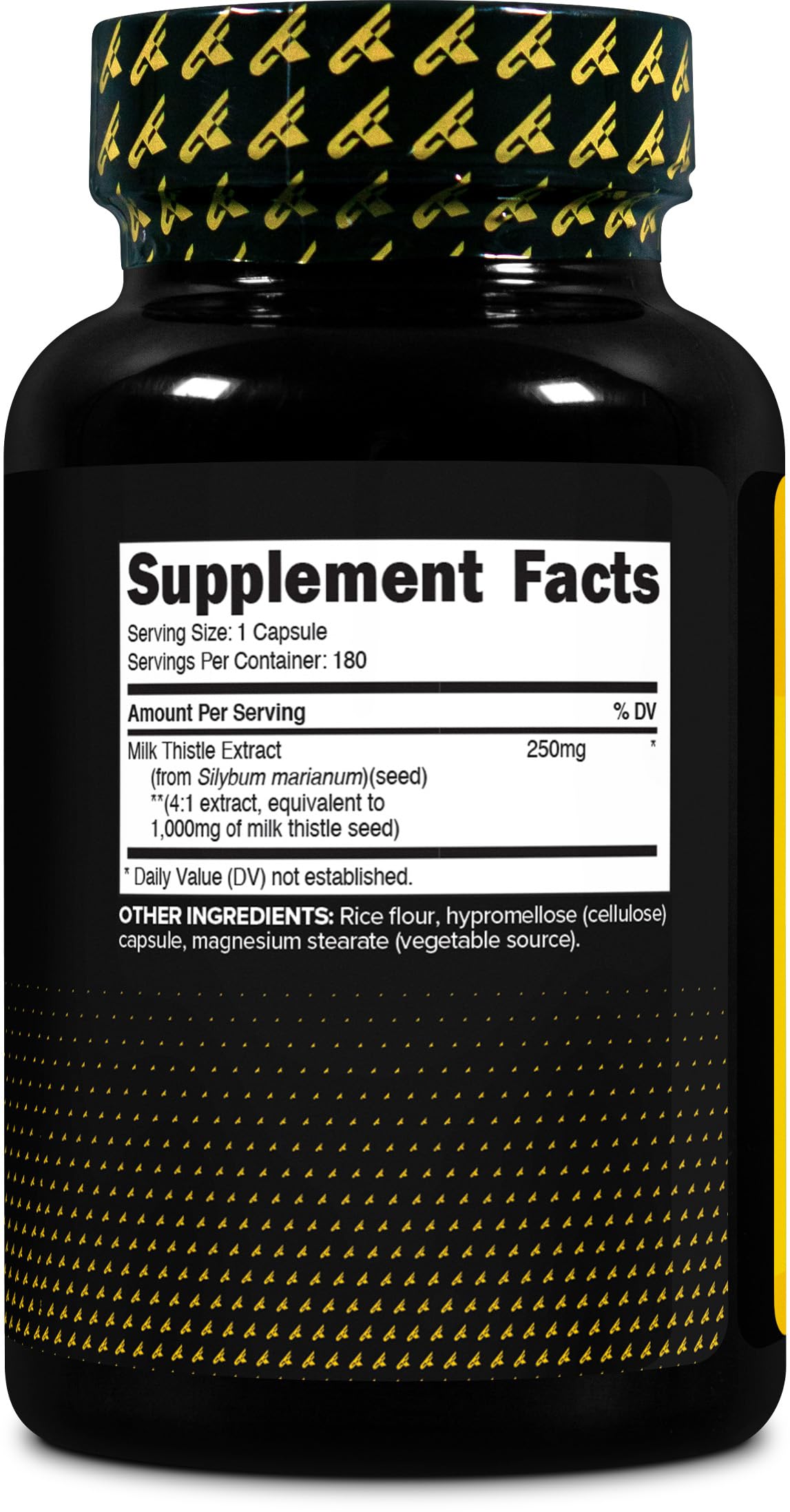 Primaforce Milk Thistle 180 Capsules - 1000mg Equivalent (4:1) Gluten Free, Non-GMO