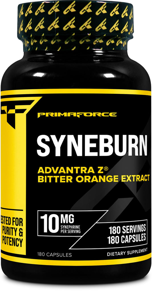PrimaForce Syneburn Supplement, 180 Capsules – Synephrine from ADVANTRA Z BritishVita | Premium UK Vitamins & Wellness Supplements