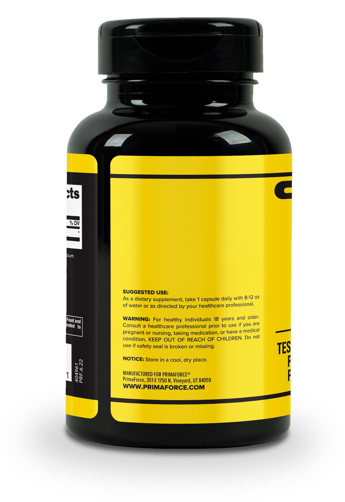 Primaforce Taurine 1000mg Capsules – 180 Count – Non-GMO & Gluten Free