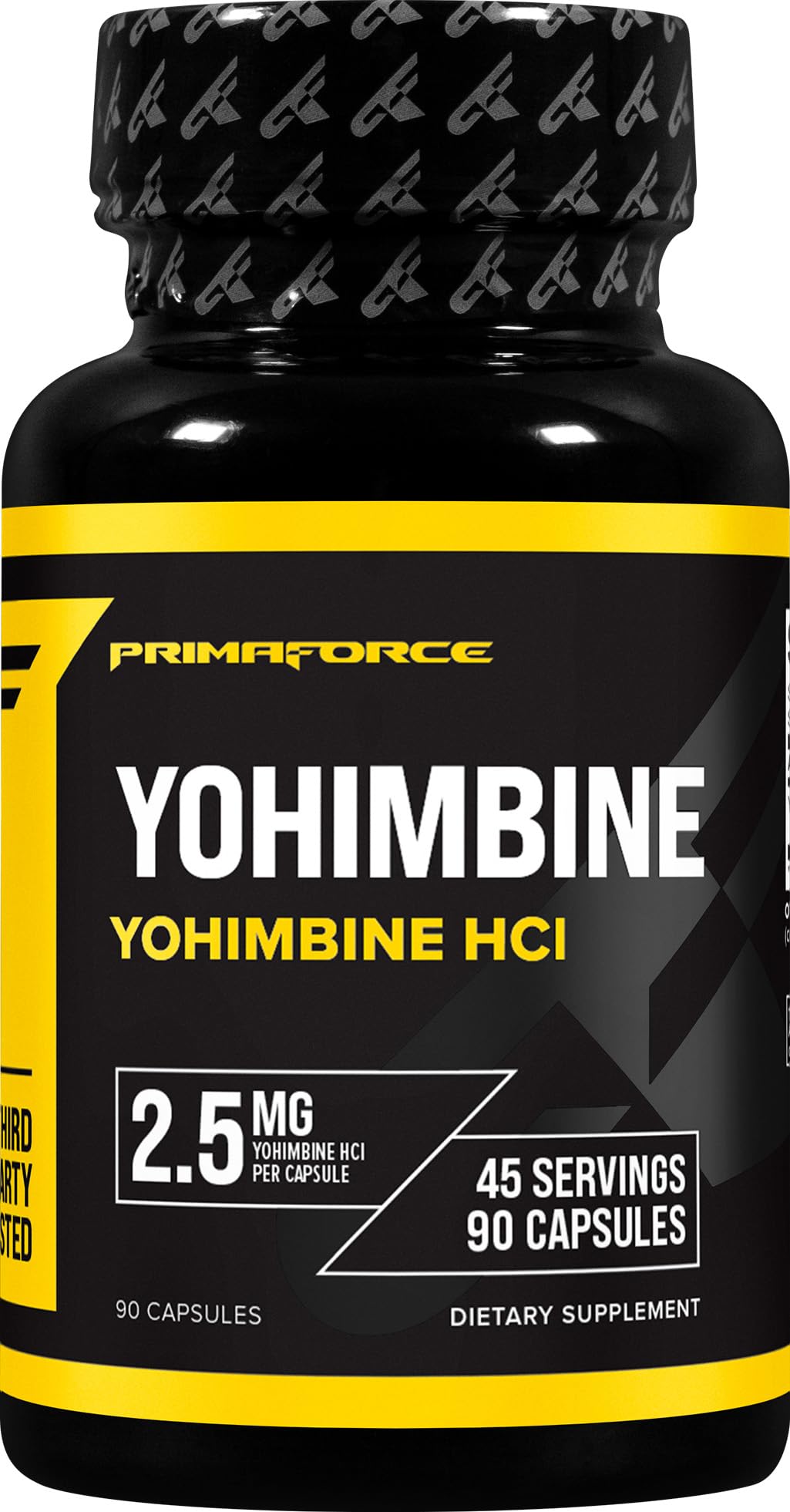 Primaforce Yohimbine HCl 2.5mg – 90 Capsules | GMO Free & Gluten Free