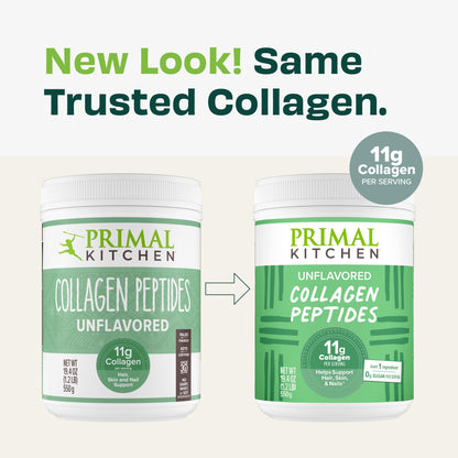 Primal Kitchen Collagen Peptides Unflavored Powder – 1.2 lb | Gluten-Free, Keto Certified