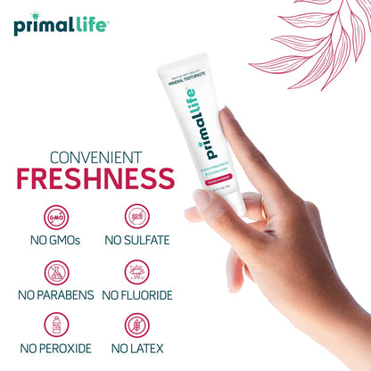 Primal Life Organics Dirty Mouth Mineral Toothpaste – Nano-Hydroxyapatite, Colloidal Silver, Charcoal