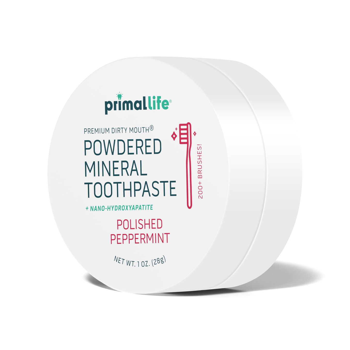 Primal Life Organics Dirty Mouth Toothpowder - Organic, Vegan, Peppermint