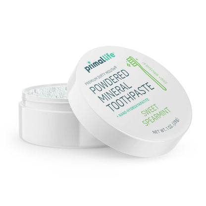 Primal Life Organics Dirty Mouth Toothpowder – Organic Vegan Sweet Spearmint 1 oz