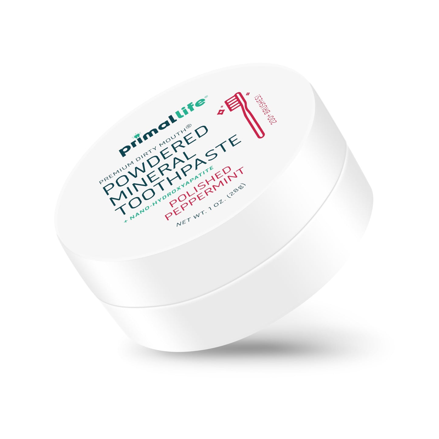 Primal Life Organics Dirty Mouth Toothpowder - Organic, Vegan, Peppermint