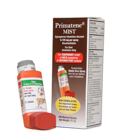 Primatene Mist - Pack of 1 | Over-the-Counter Epinephrine Inhaler for Mild Intermittent Asthma