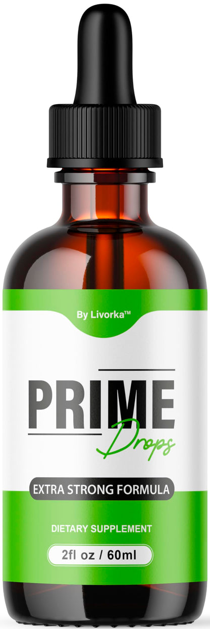 Prime Drops for Men – Liquid All-Natural Supplement, Maximum Strength