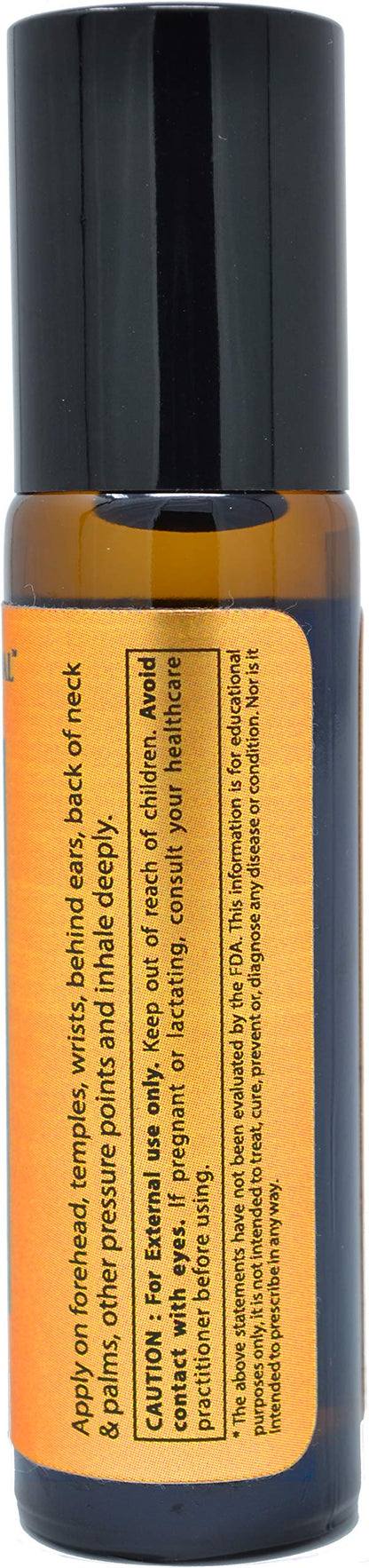 Prime Natural Headache Relief Essential Oil Roll-On 10ml – Pre-Diluted Migraine & Tension Roller