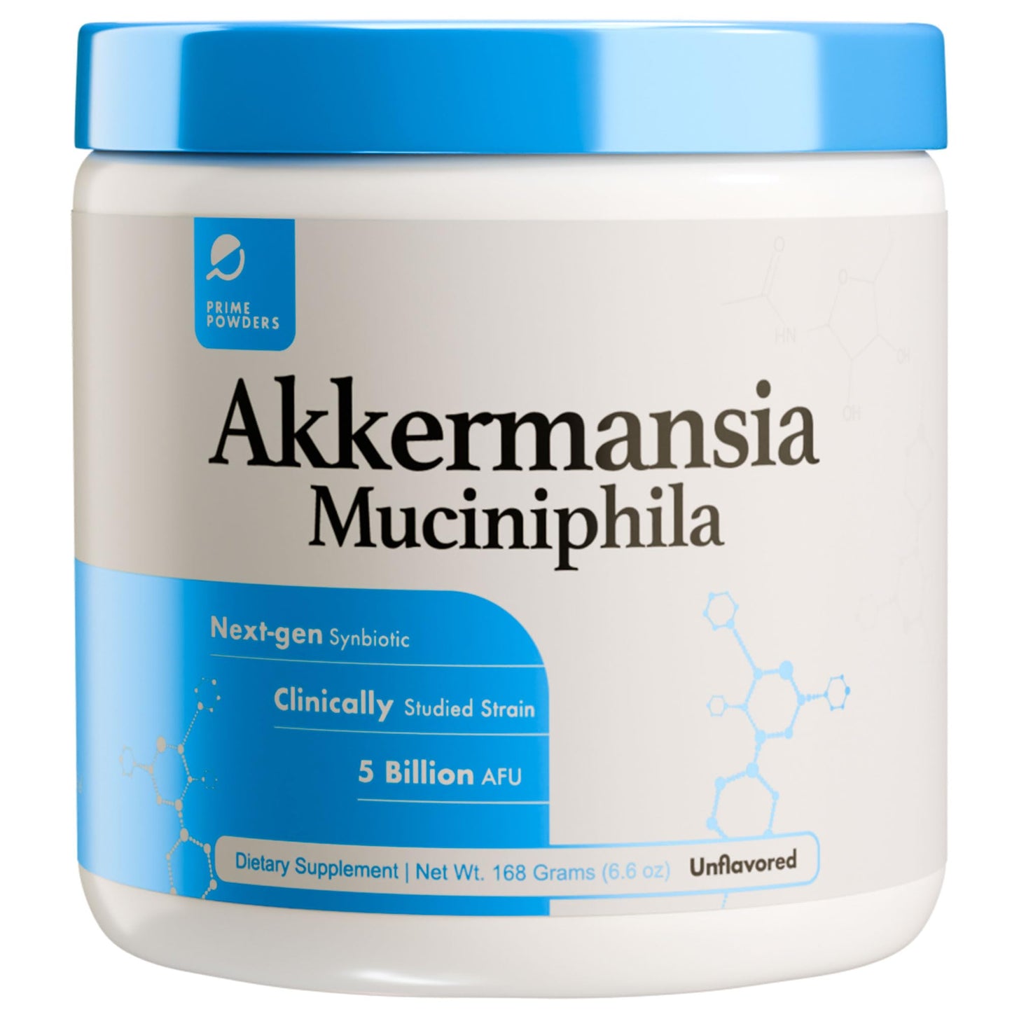 Prime Powders Akkermansia Powder | 5 Billion AFU per Scoop, 93 Servings | Akkermansia Muciniphila with Prebiotic Fiber