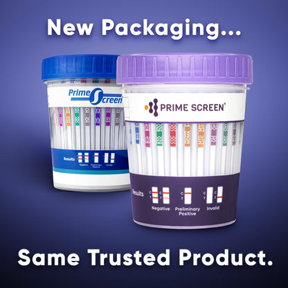 Prime Screen 12-Panel Drug Test Cup Kit (50 Pack) – AMP,BAR,BUP,BZO,COC,MDMA,MTD,OPI,OXY,PCP,TCA,THC – CDOA-3124