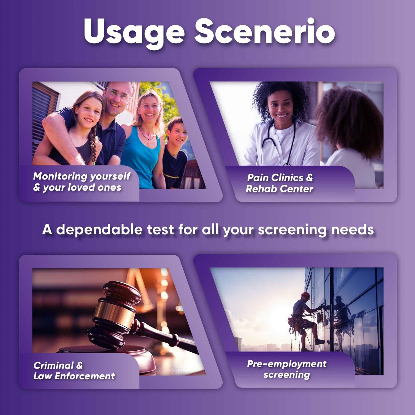 Prime Screen 5 Pack 6-Panel Urine Drug Test Kit – THC, BZO, MET, OPI, AMP, COC | WDOA-264