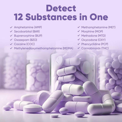 Prime Screen 5-Pack 12-Panel Urine Drug Test Kit (AMP, BAR, BUP, BZO, COC, mAMP, MDMA, MOP, MTD, OXY, PCP, THC) – WDOA-6125