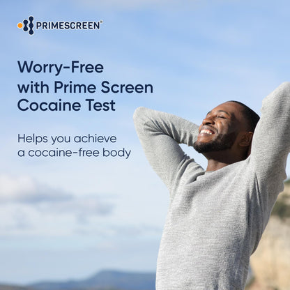 Prime Screen Cocaine Urine Test Card - 300 ng/mL Cutoff, Single Panel Drug Test Kit - 10 Pack