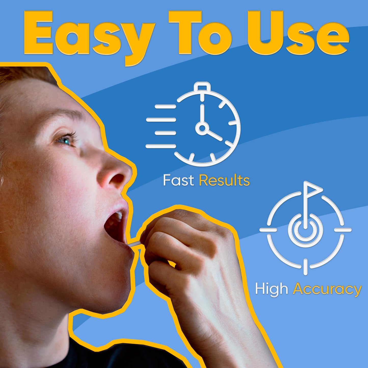 Prime Screen Saliva Alcohol Test Strip — Home BAC, 2-Minute Results, 10 Tests