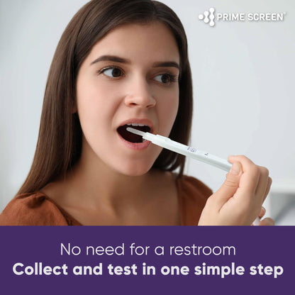 Prime Screen T-Swab Cotinine Oral Fluid Test (5 Pack) – One-Step Nicotine Detection