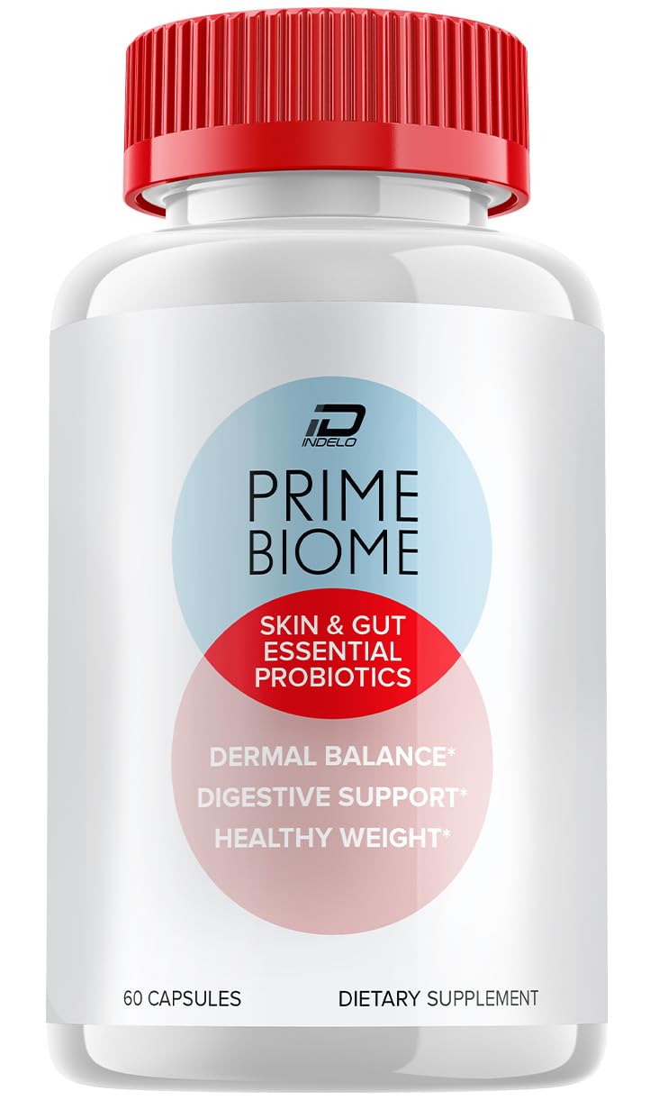 PrimeBiome Capsules – Gut & Skin Health Support (60 capsules) | PrimeBio Advanced Formula