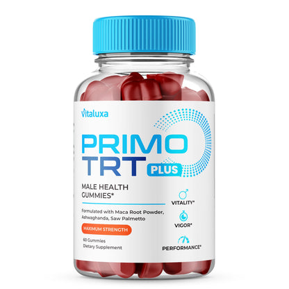 Primo TRT Gummies – Plus Advanced Performance Blend, 60 Gummies
