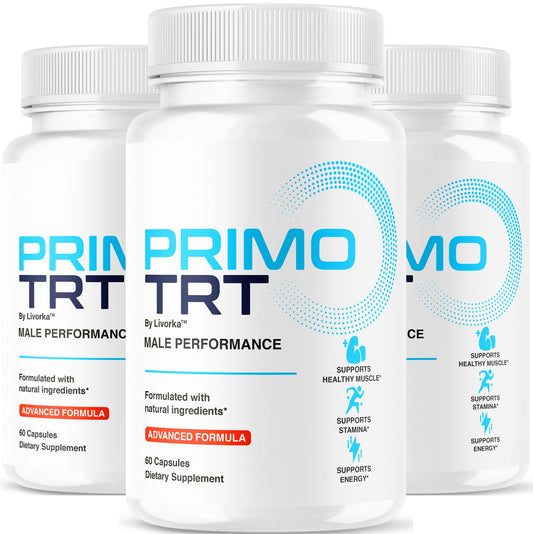 3-Pack Primo TRT Pills – Official PrimoTRT for Men (180 Capsules) BritishVita | Premium UK Vitamins & Wellness Supplements