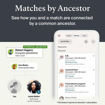 AncestryDNA Kit + 3-Month World Explorer Membership | Personalized Genetic Results
