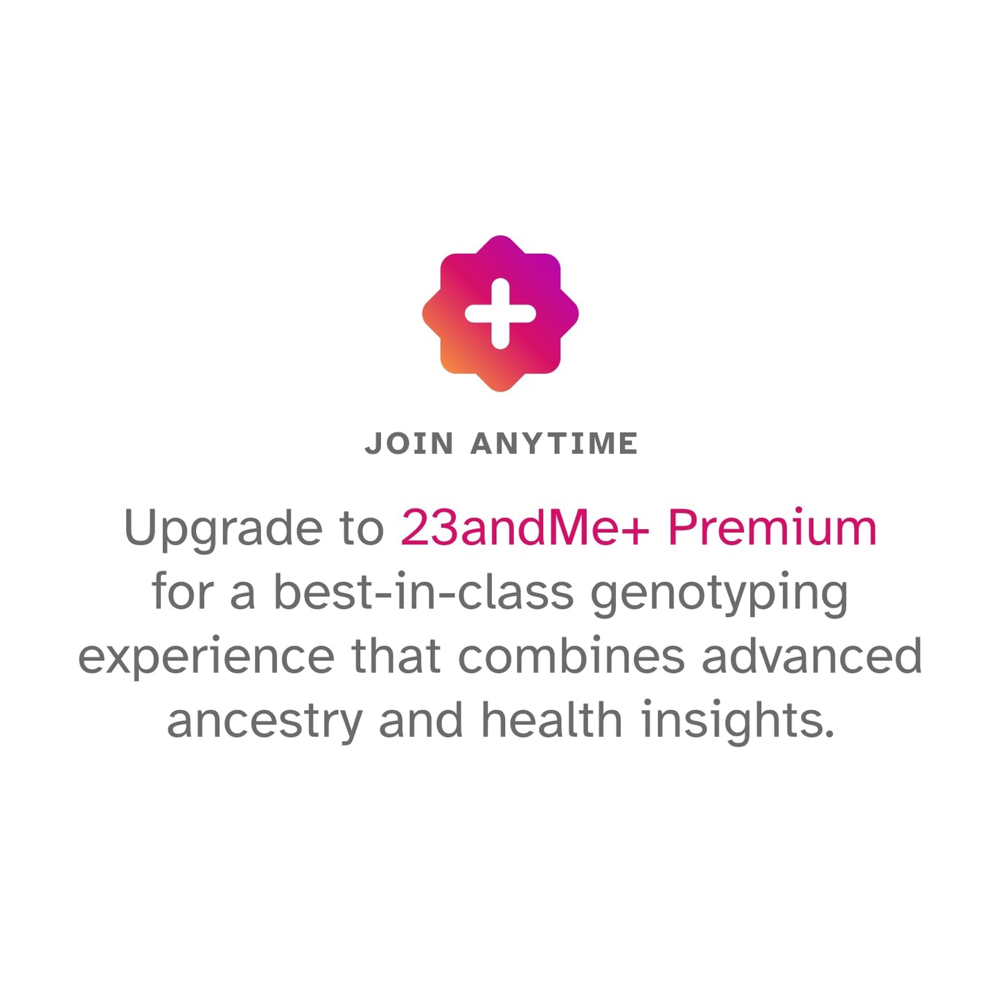 23andMe Health + Ancestry Service – Personal Genetic Test, Health Predispositions, Carrier Status, Wellness & Ancestry Reports