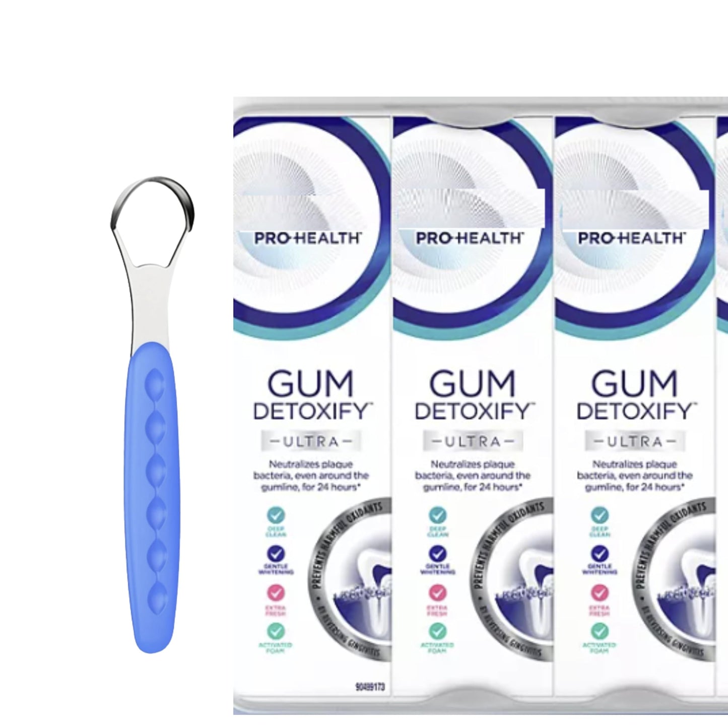 Pro-Health Gum Detoxify Ultra Toothpaste Bundle with Tongue Cleaner