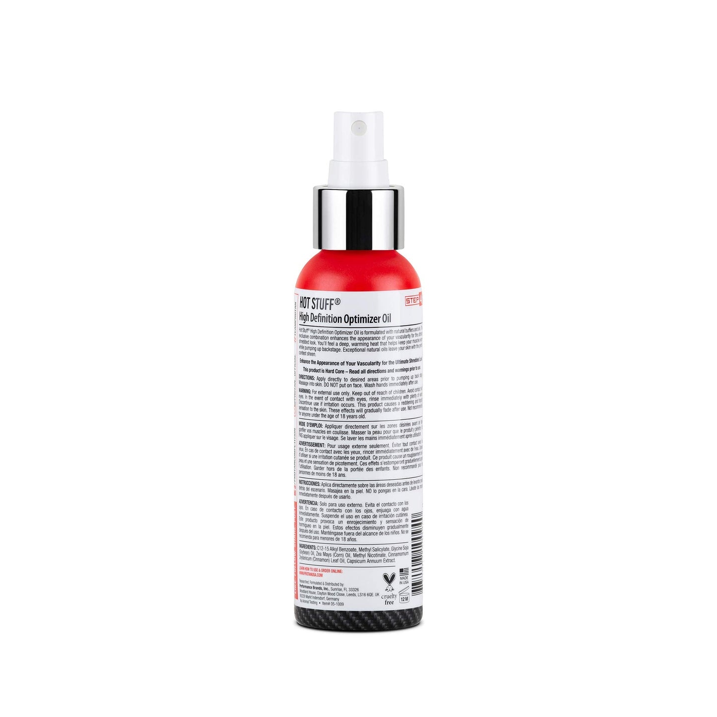 Pro Tan Hot Stuff Maximum Vascularity High Definition Optimizer Posing Oil (4 fl oz) by Original Muscle Up