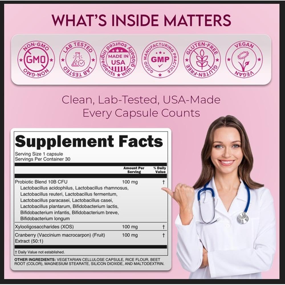 Pro-V Health Vaginal Probiotics for Women – 30 CT | pH & Digestive Health
