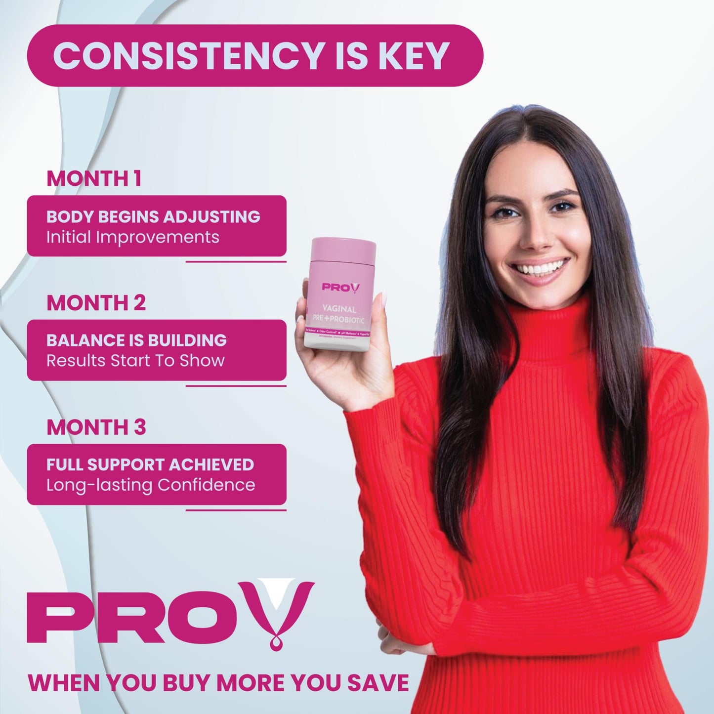 Pro-V Health Vaginal Probiotics for Women – 30 CT | pH & Digestive Health