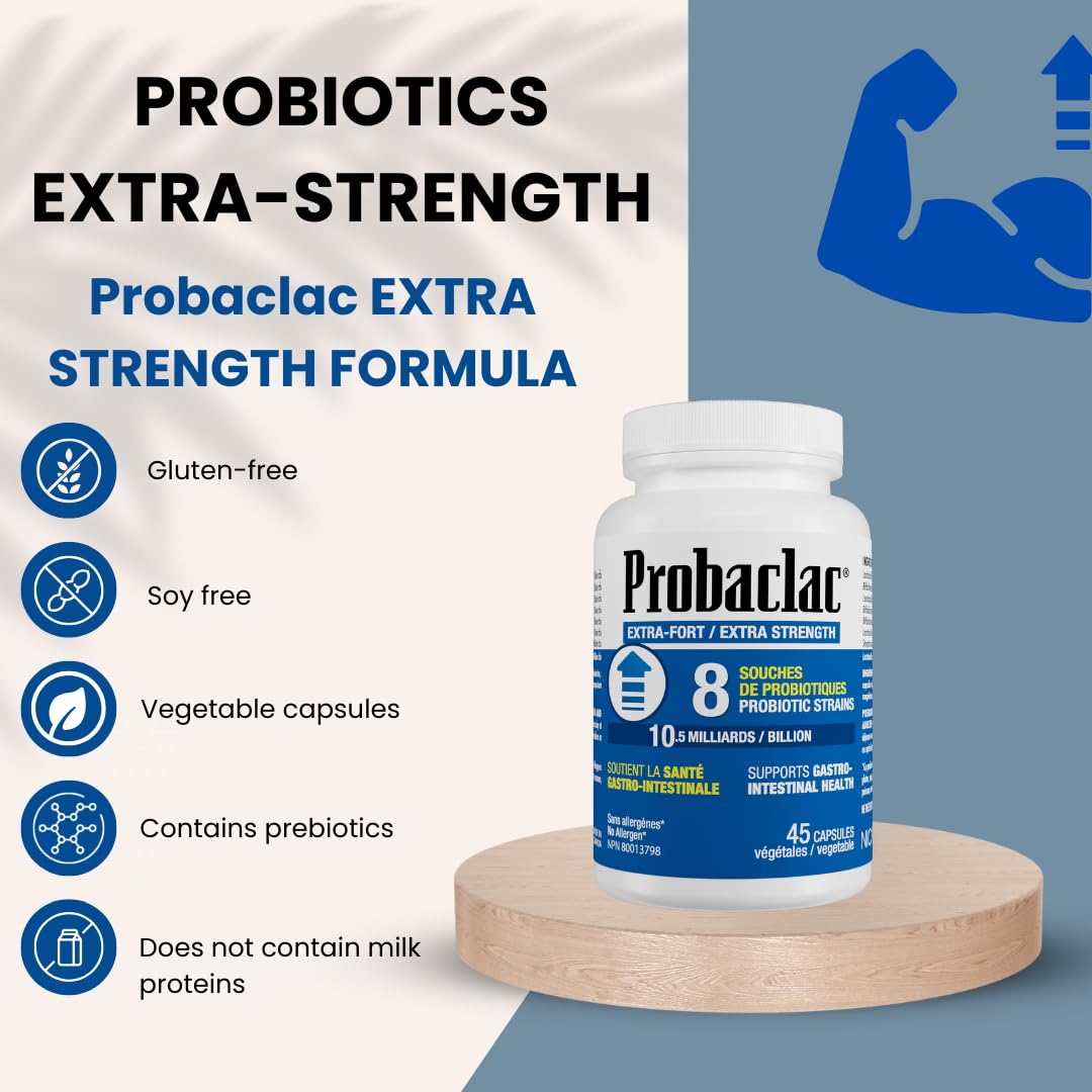 Probaclac Extra Strength Formula - Multistrain Probiotic & Lactic Ferment Complex